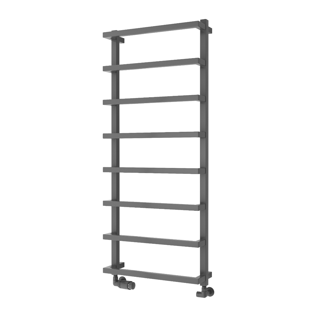 Glora Mild Steel Towel Rail - Anthracite