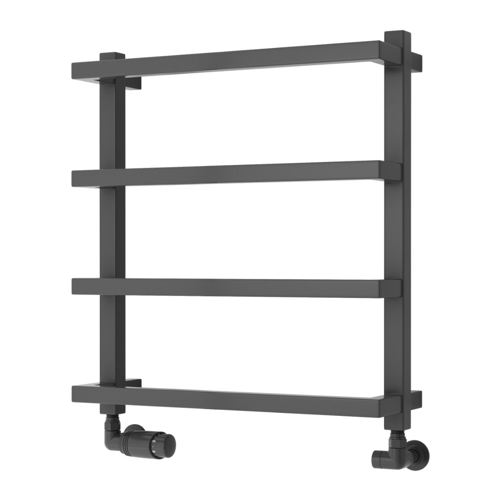 Glora Mild Steel Towel Rail - Anthracite
