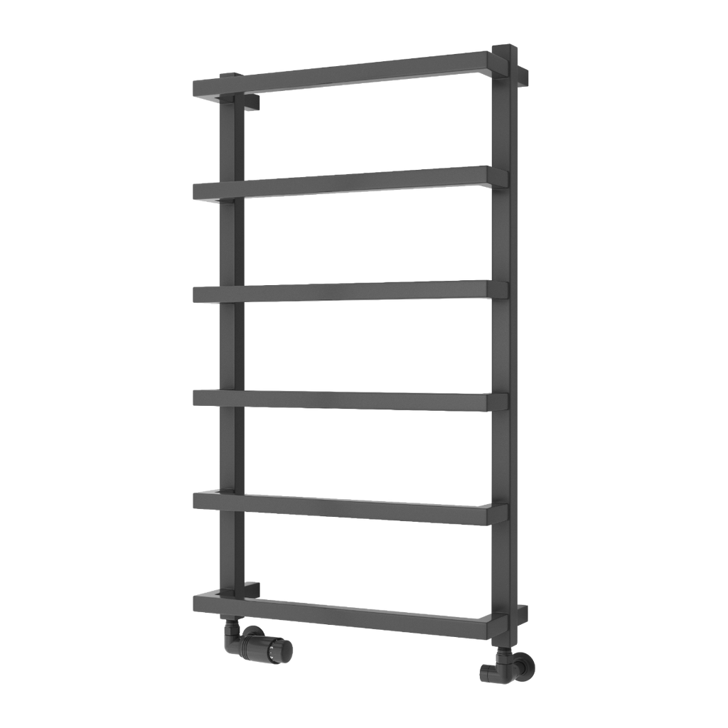 Glora Mild Steel Towel Rail - Anthracite