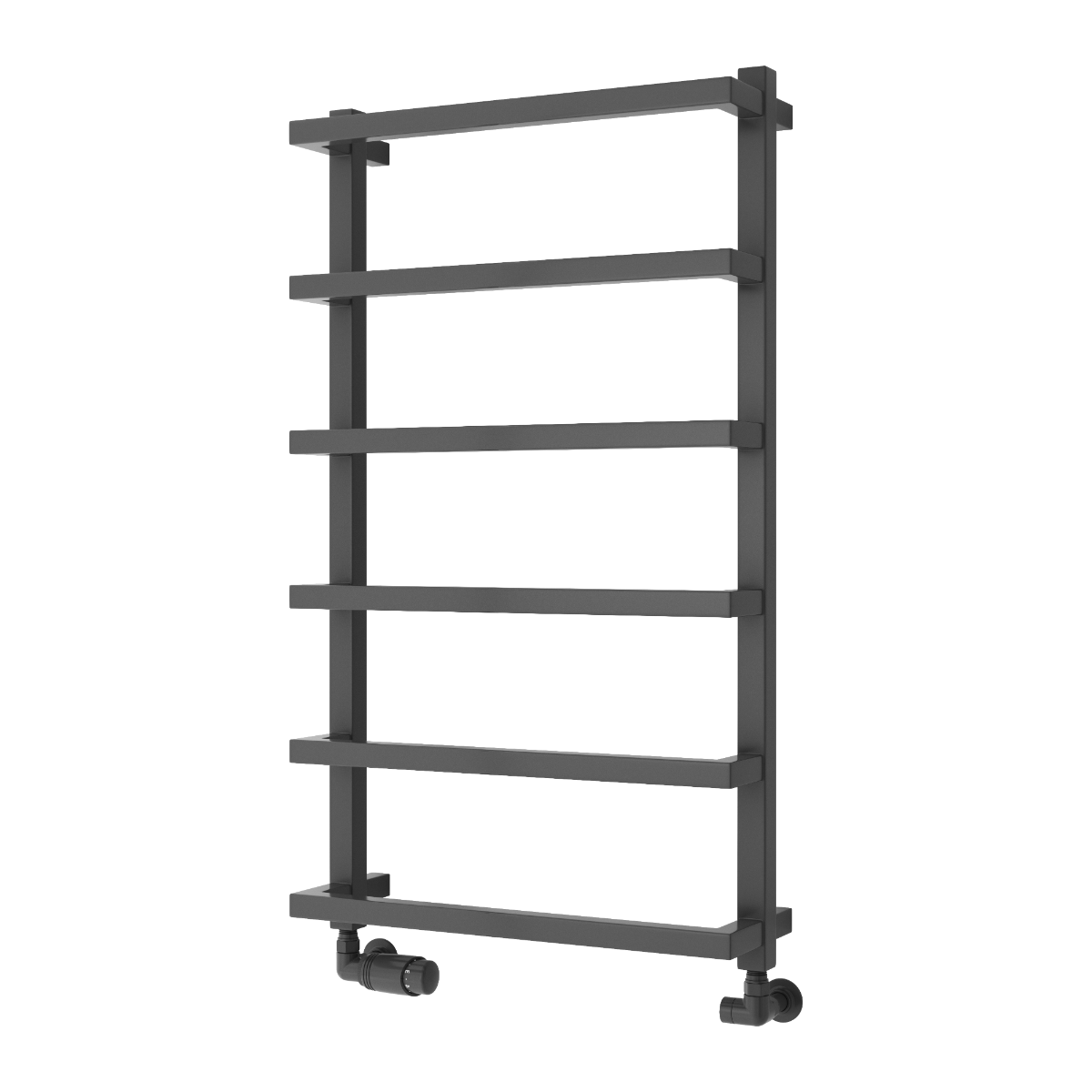 Glora Mild Steel Towel Rail - Anthracite