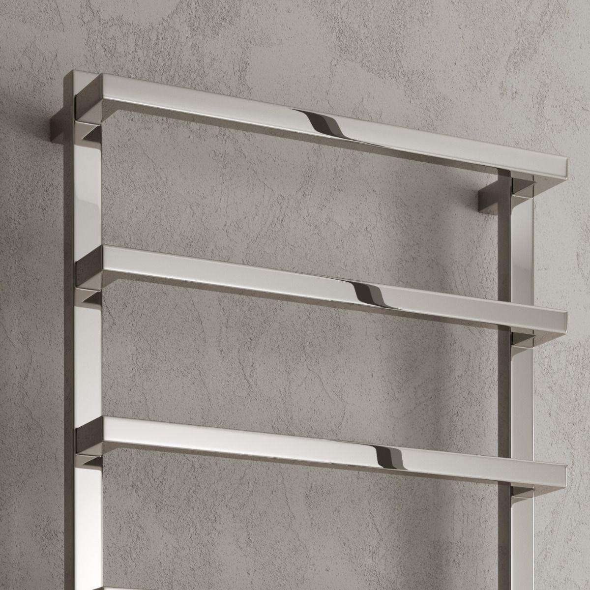 Glora Mild Steel Towel Rail - Chrome