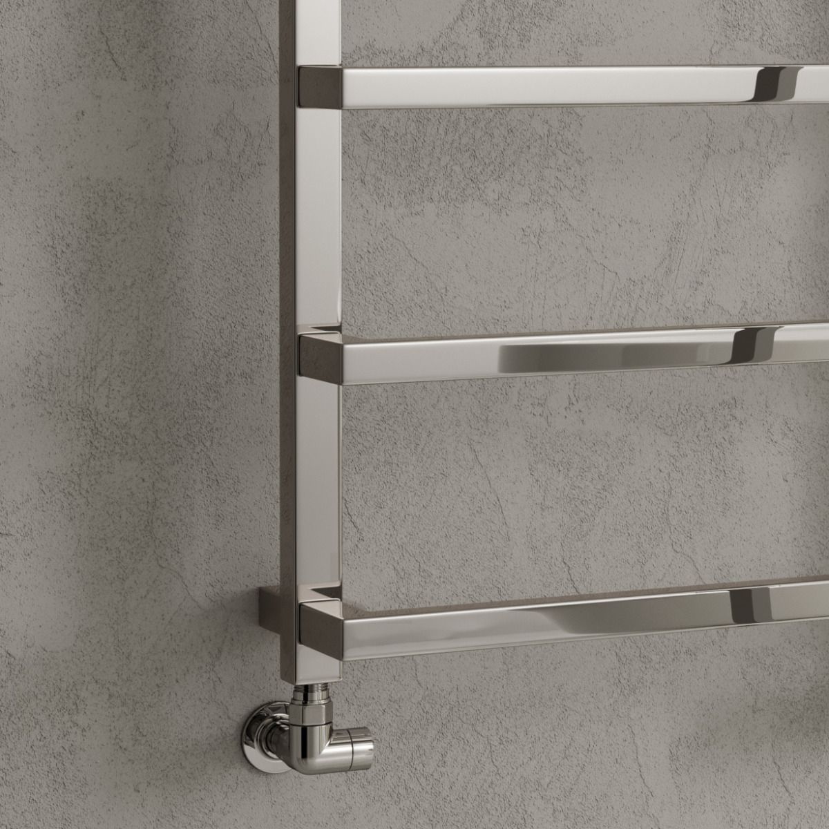Glora Mild Steel Towel Rail - Chrome