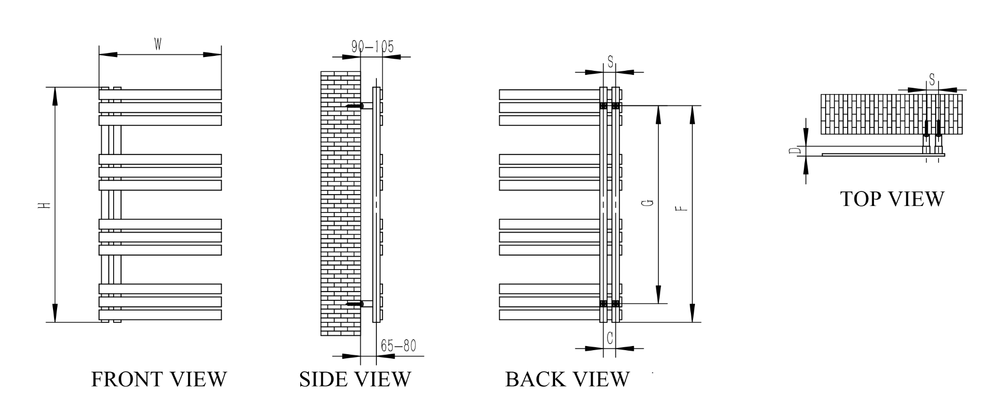 Lovere Stainless Steel Radiator