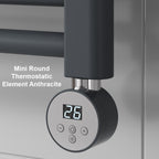 Capo Anthracite Flat Electric Radiator