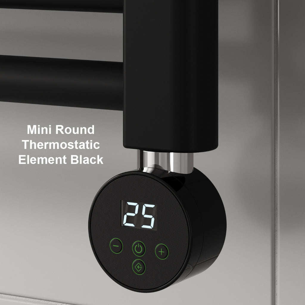 Capo Black Flat Electric Radiator