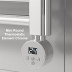 Capo Chrome Flat Electric Radiator