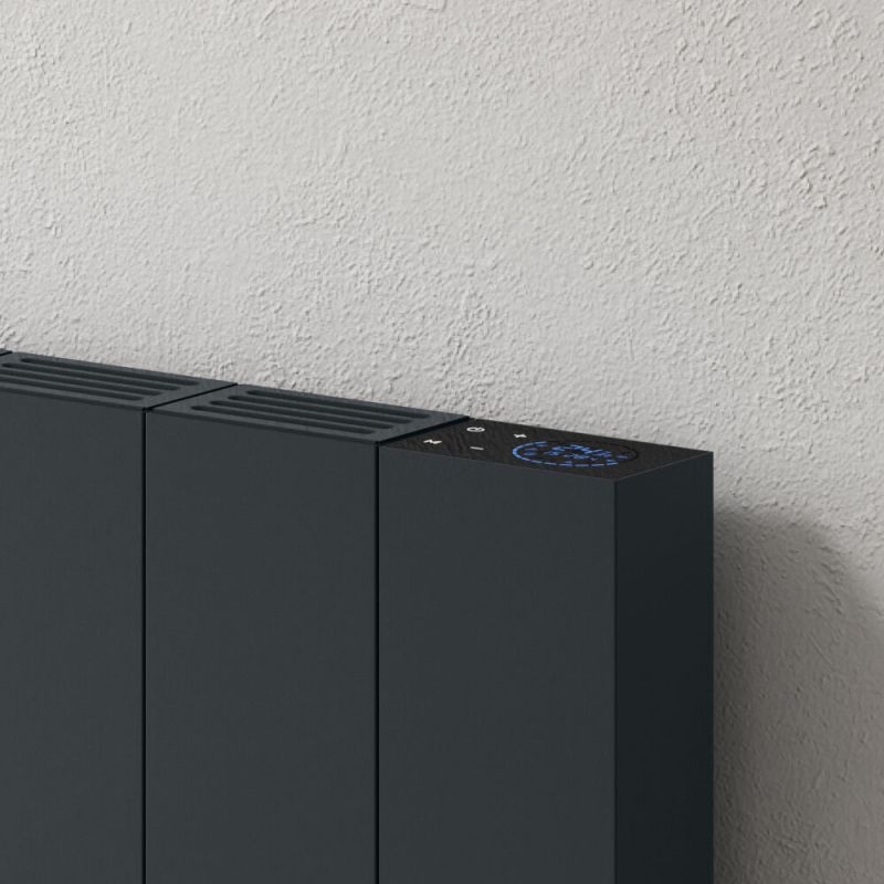Nika Horizontal Electric Radiator - Anthracite