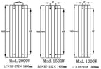 Nika Vertical Electric Radiator - Anthracite