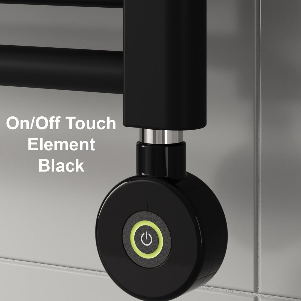 Capo Black Flat Electric Radiator