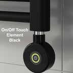 Capo Black Flat Electric Radiator