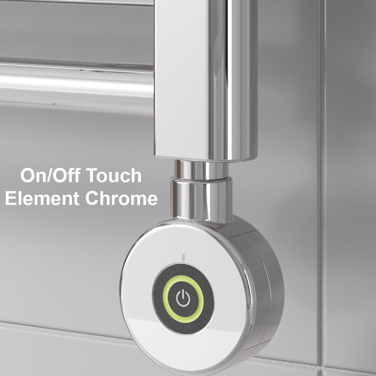 Capo Chrome Flat Electric Radiator