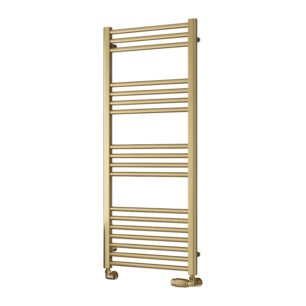 Ottone Brushed Brass Mild Steel Towel Rail