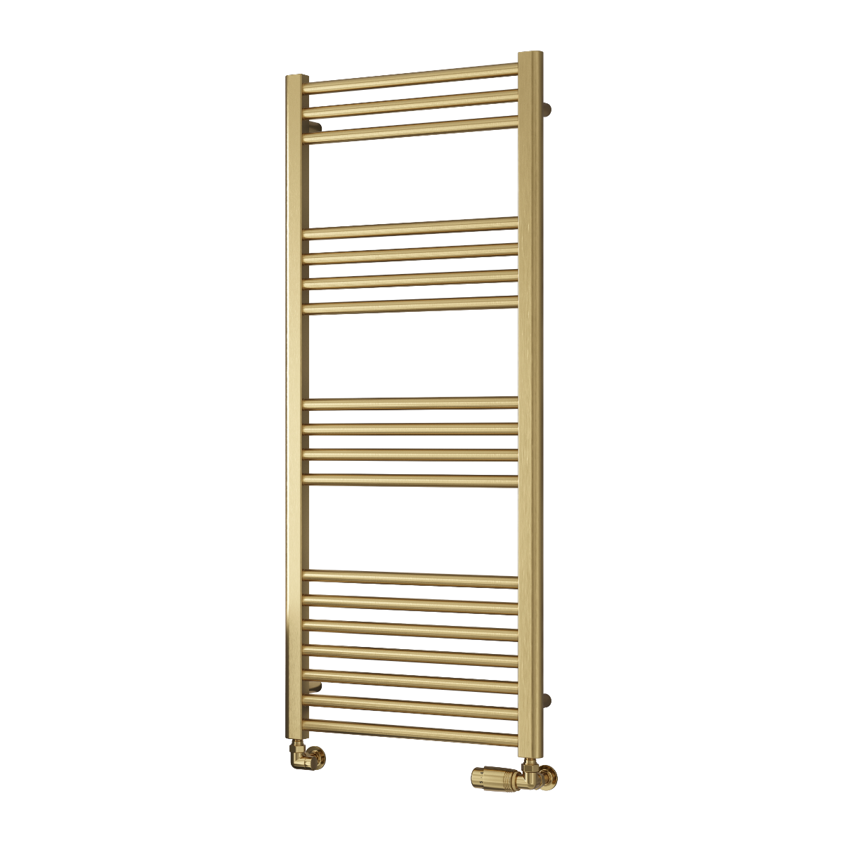 Ottone Brushed Brass Mild Steel Towel Rail
