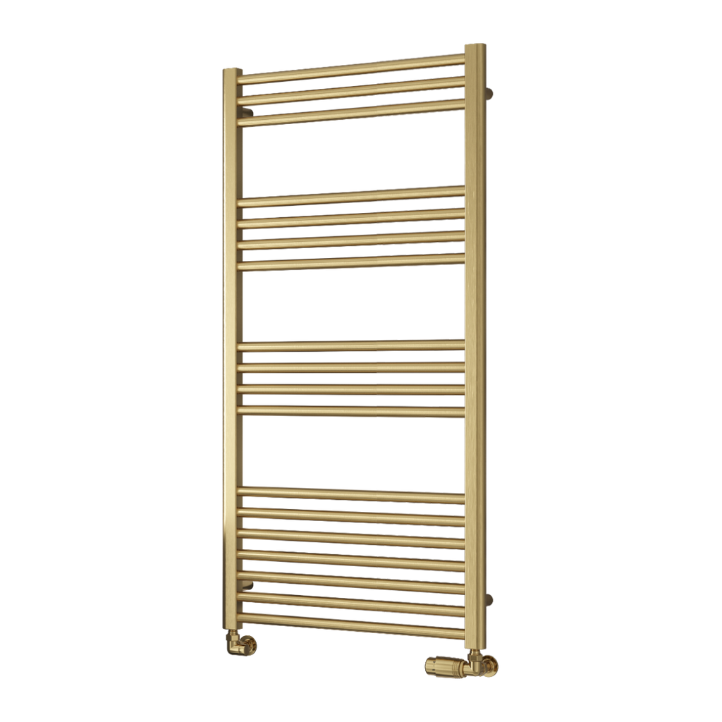 Ottone Brushed Brass Mild Steel Towel Rail
