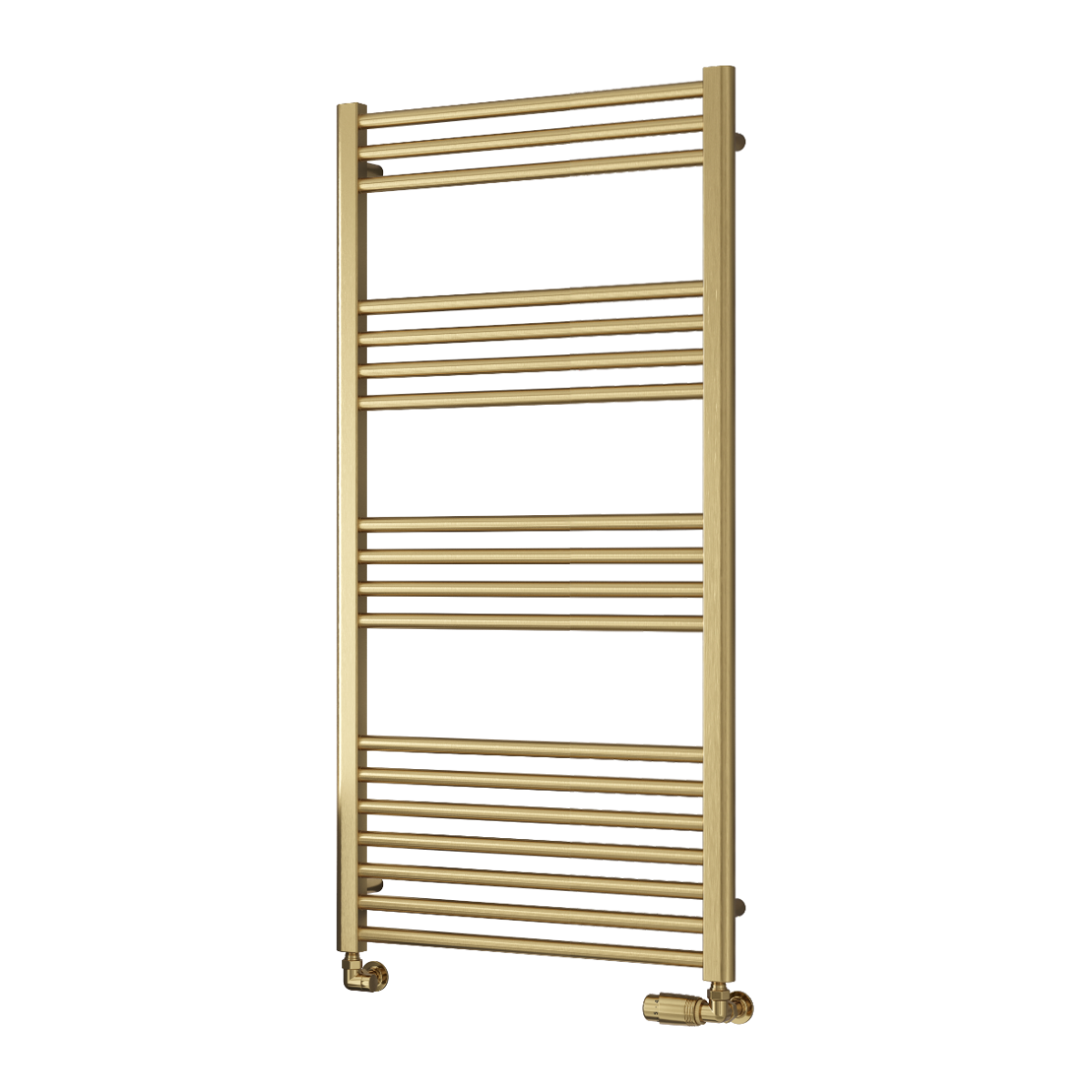 Ottone Brushed Brass Mild Steel Towel Rail