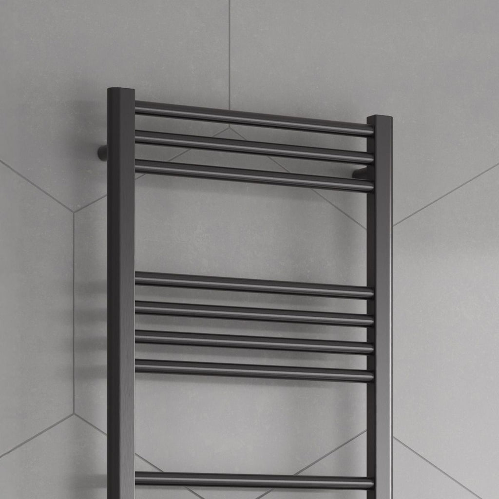 Ottone Gun Metal Mild Steel Towel Rail