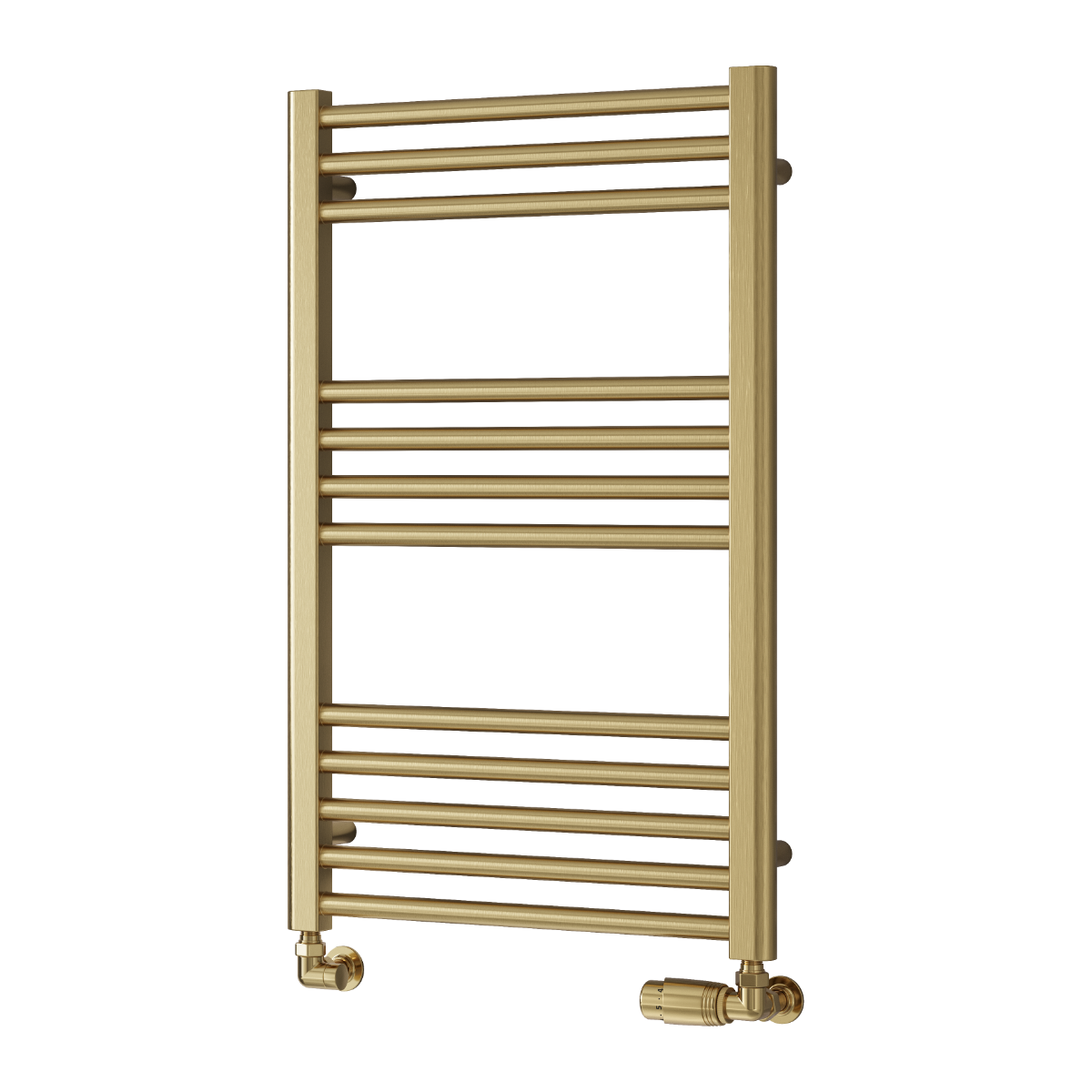 Ottone Brushed Brass Mild Steel Towel Rail