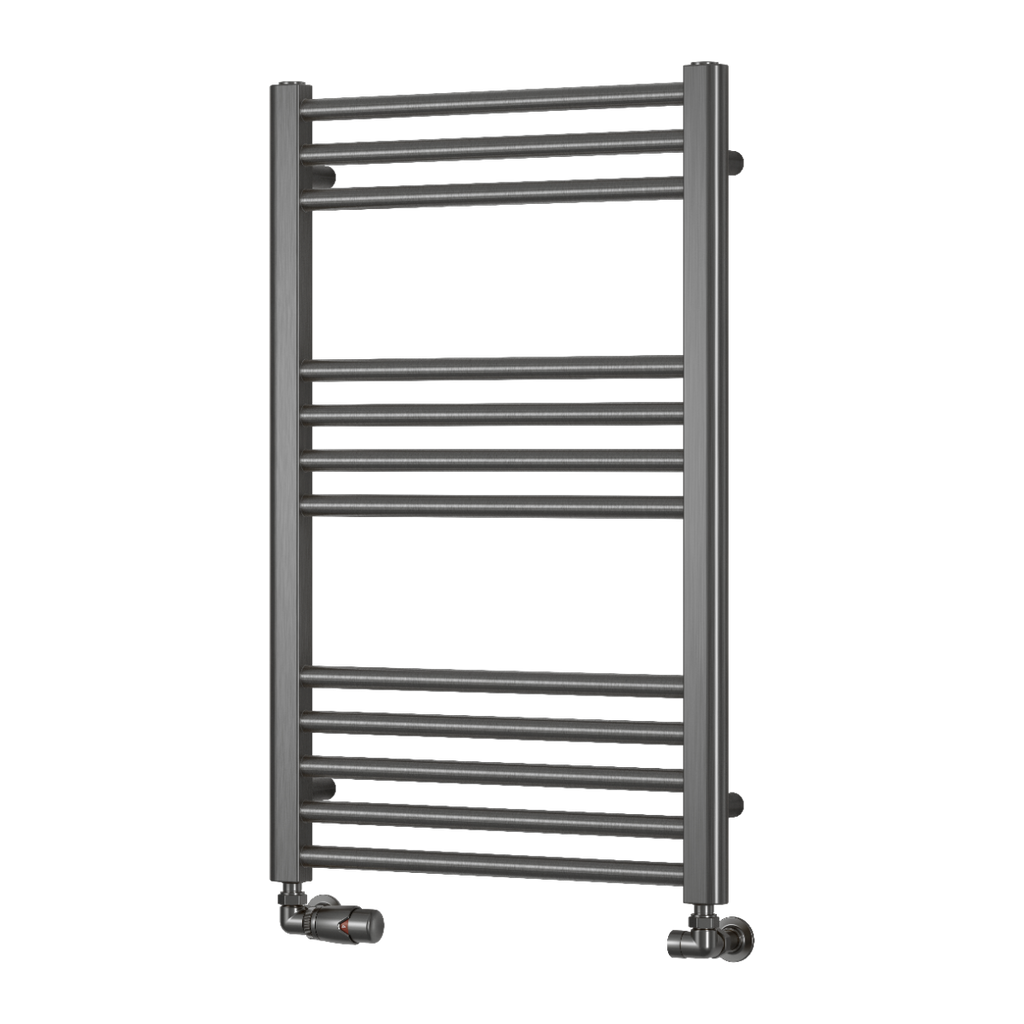 Ottone Gun Metal Mild Steel Towel Rail