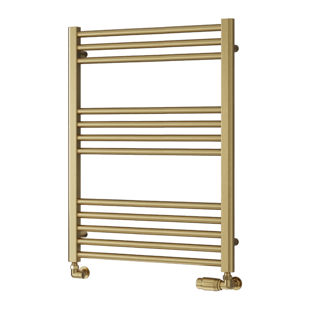Ottone Brushed Brass Mild Steel Towel Rail