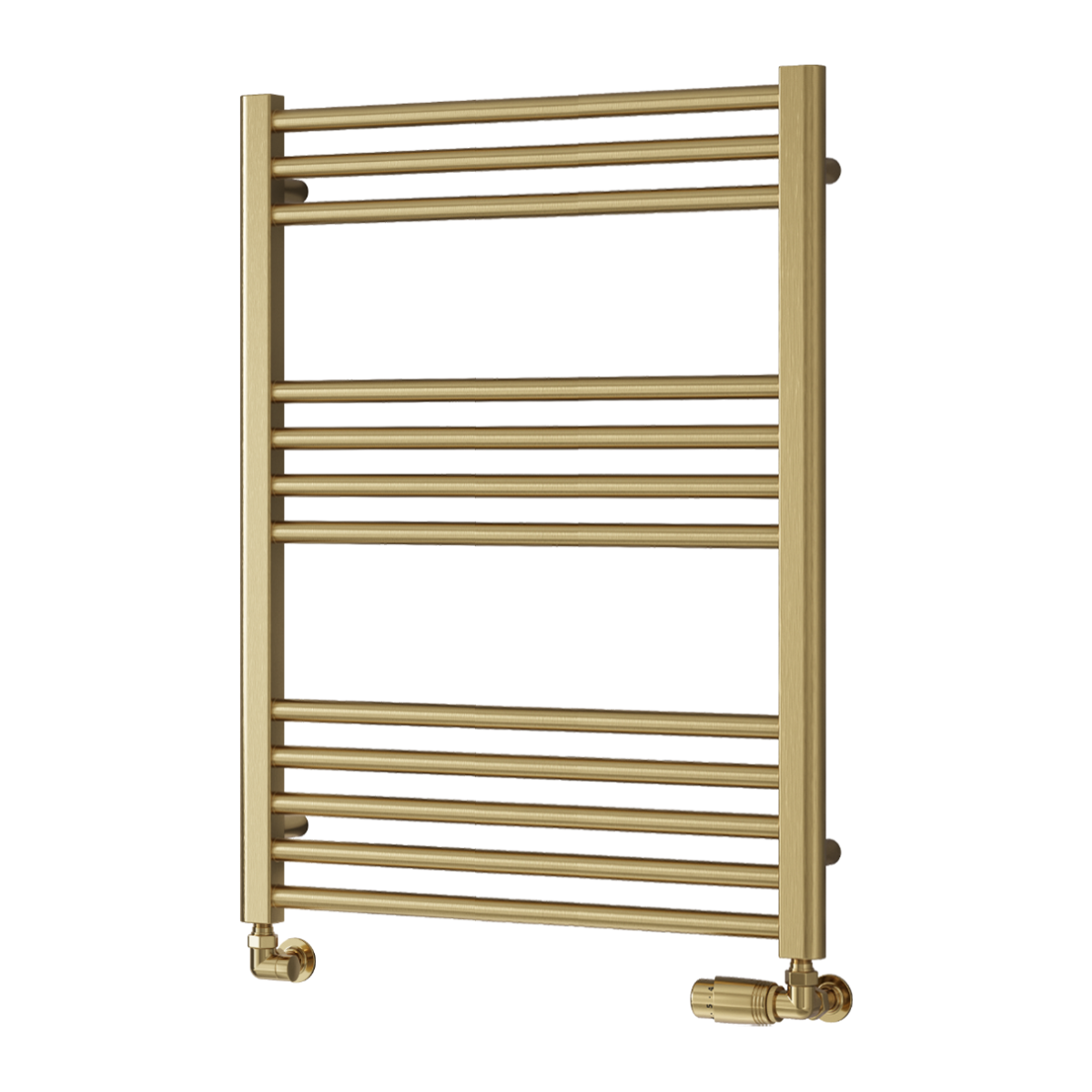 Ottone Brushed Brass Mild Steel Towel Rail