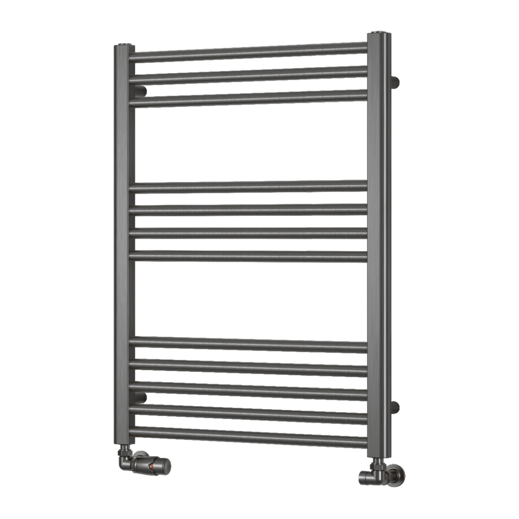 Ottone Gun Metal Mild Steel Towel Rail