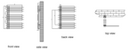 Pettino Mild Steel Towel Rail