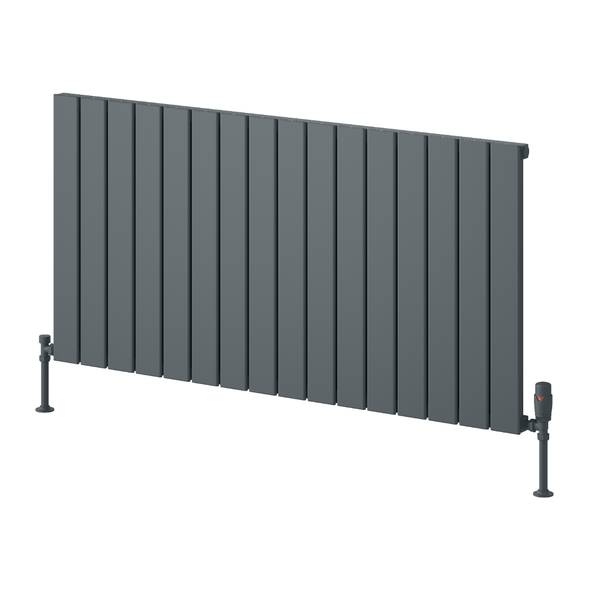 Piatto Horizontal Aluminium Radiator