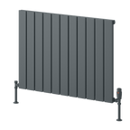 Piatto Horizontal Aluminium Radiator