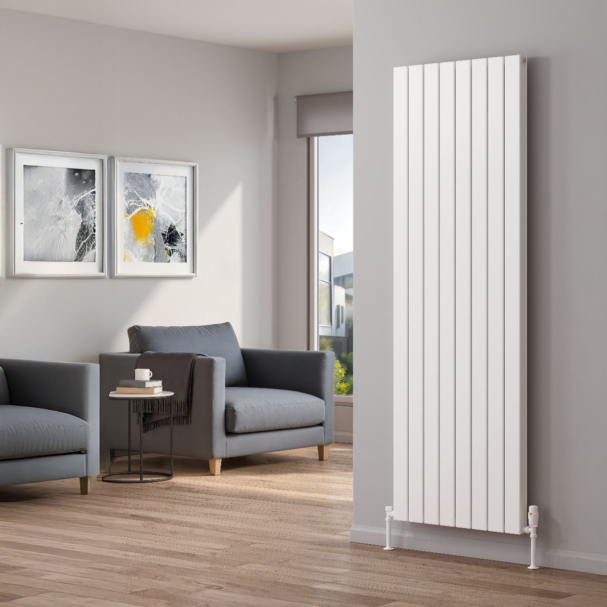 Piatto Vertical Aluminium Radiator