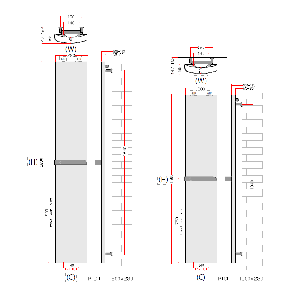 Picoli Aluminium Radiator