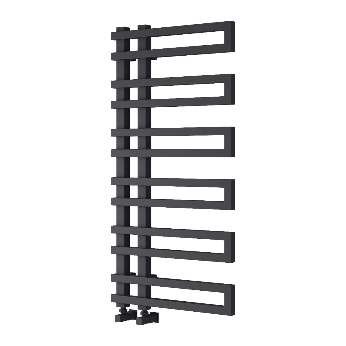 Pietra Mild Steel Towel Rail - Anthracite