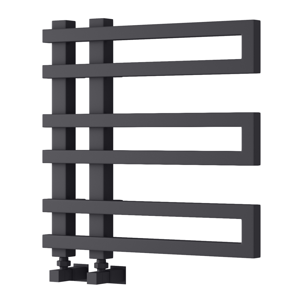 Pietra Mild Steel Towel Rail - Anthracite