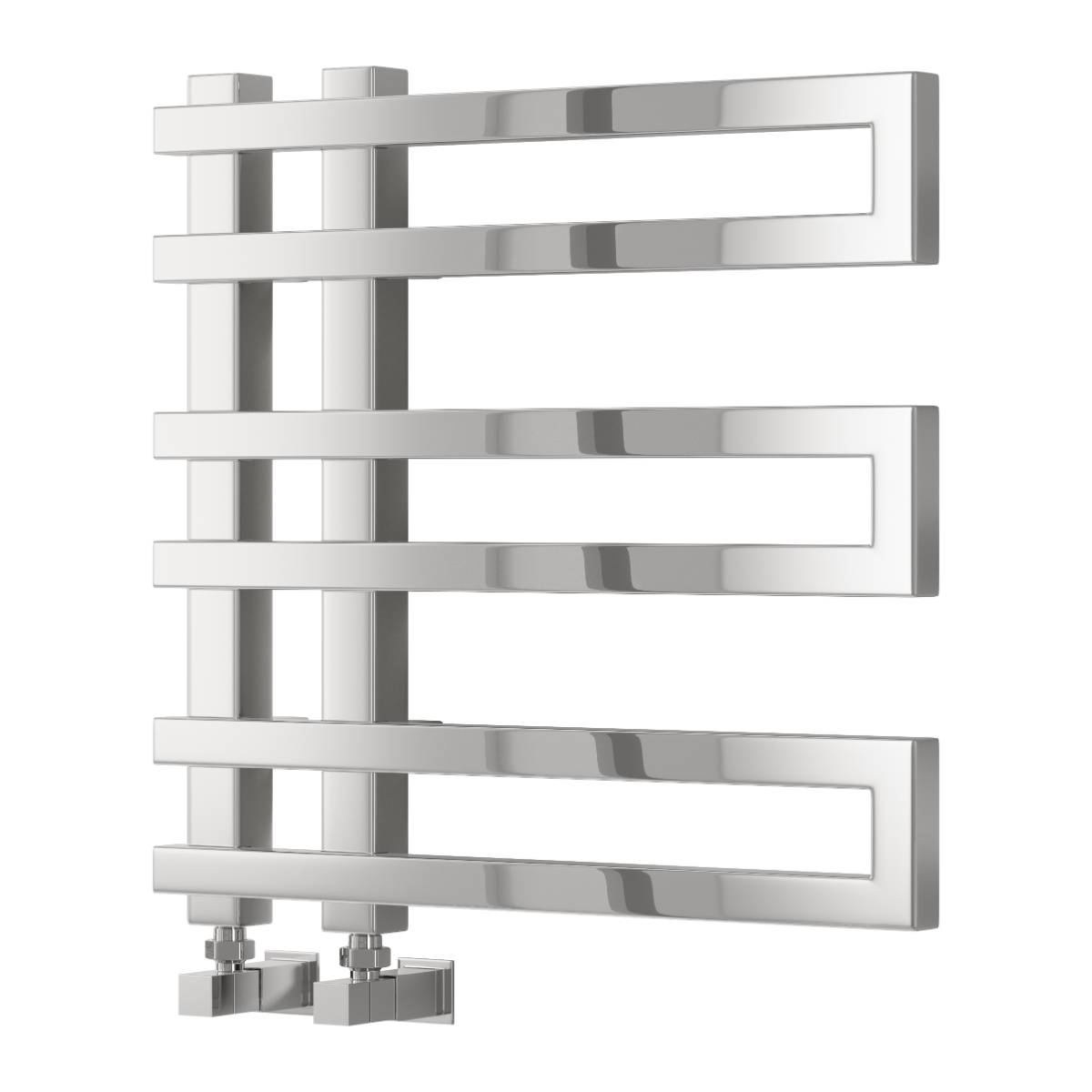 Pietra Mild Steel Towel Rail - Chrome