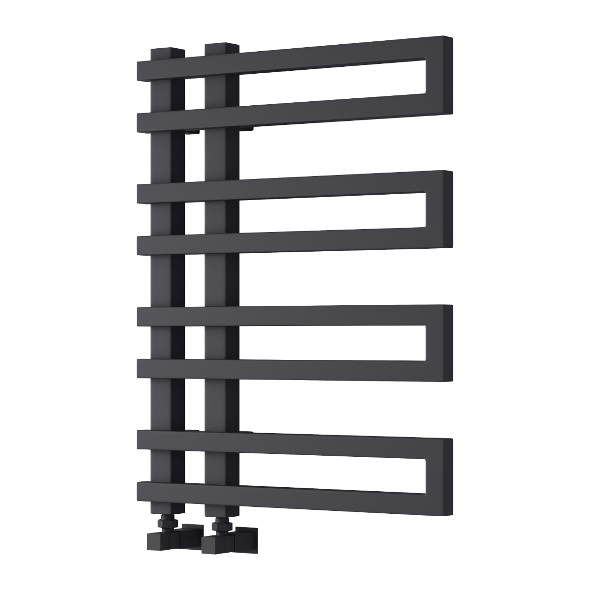 Pietra Mild Steel Towel Rail - Anthracite