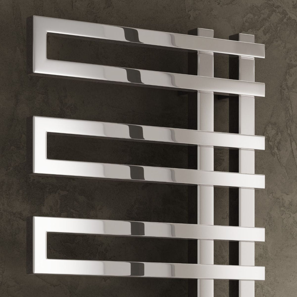 Pietra Mild Steel Towel Rail - Chrome
