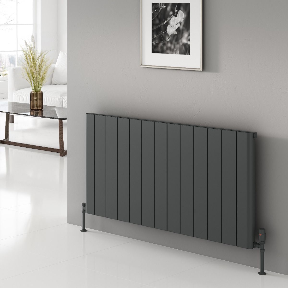 Resia Horizontal Aluminium Radiator