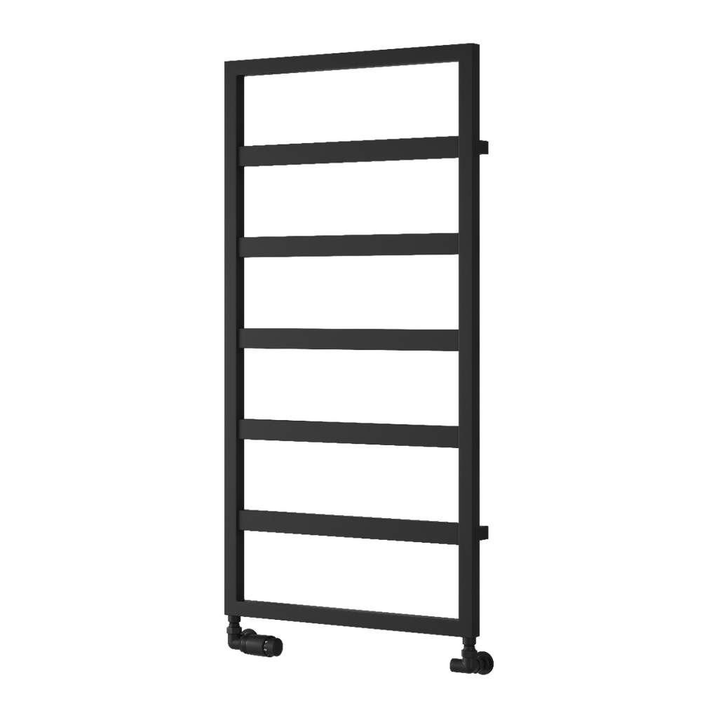 Rezzo Mild Steel Towel Rail - Black