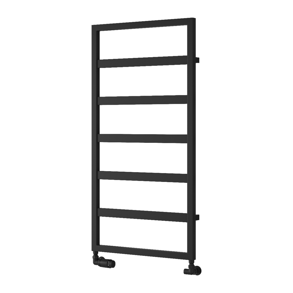 Rezzo Mild Steel Towel Rail - Black