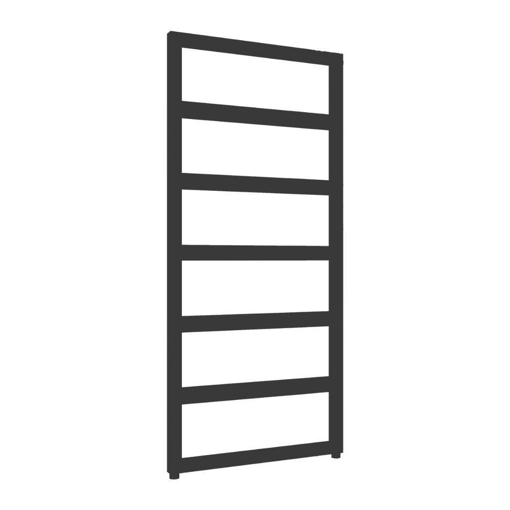 Rezzo Mild Steel Towel Rail - Black