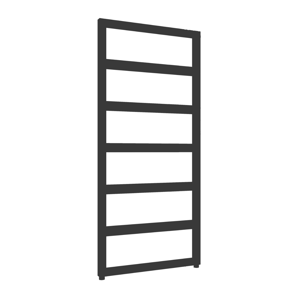 Rezzo Mild Steel Towel Rail - Black