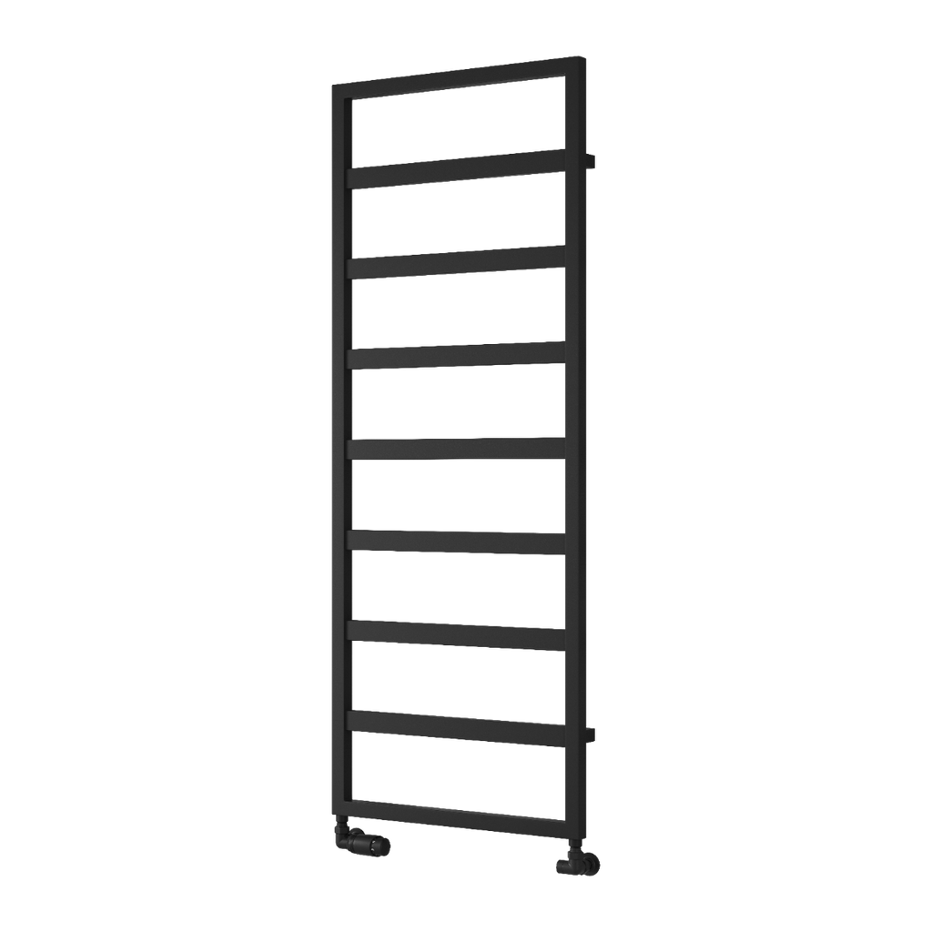 Rezzo Mild Steel Towel Rail - Black