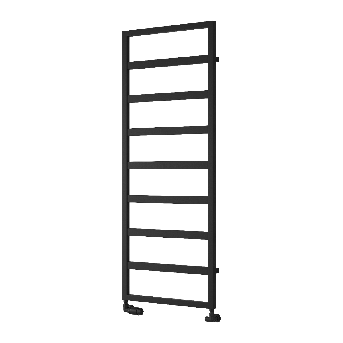Rezzo Mild Steel Towel Rail - Black