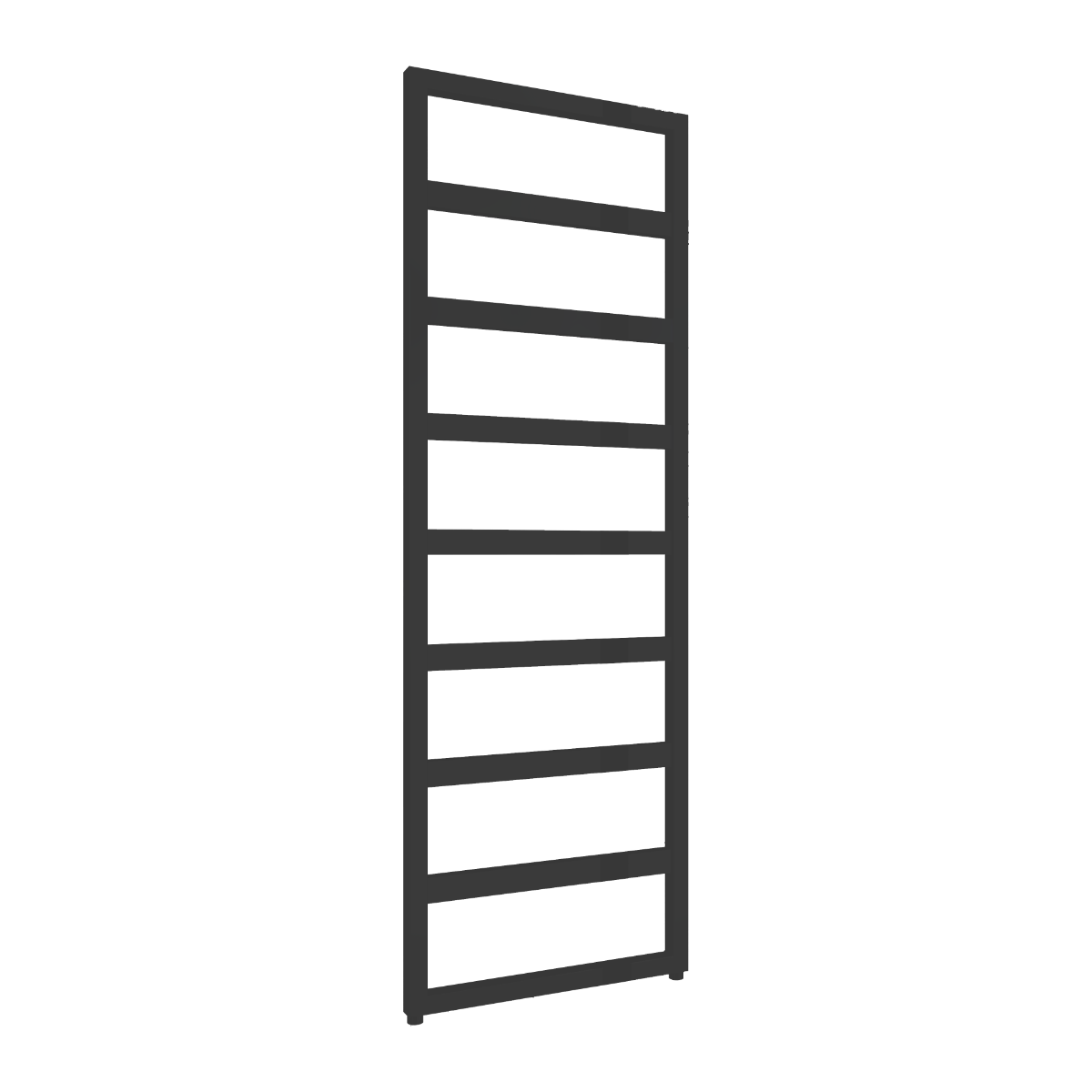Rezzo Mild Steel Towel Rail - Black