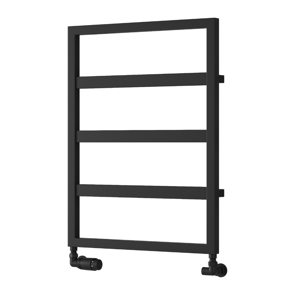 Rezzo Mild Steel Towel Rail - Black