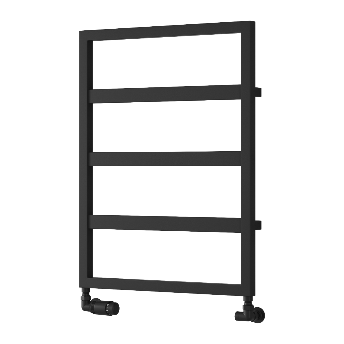 Rezzo Mild Steel Towel Rail - Black
