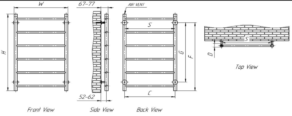 Savio Stainless Steel Radiator