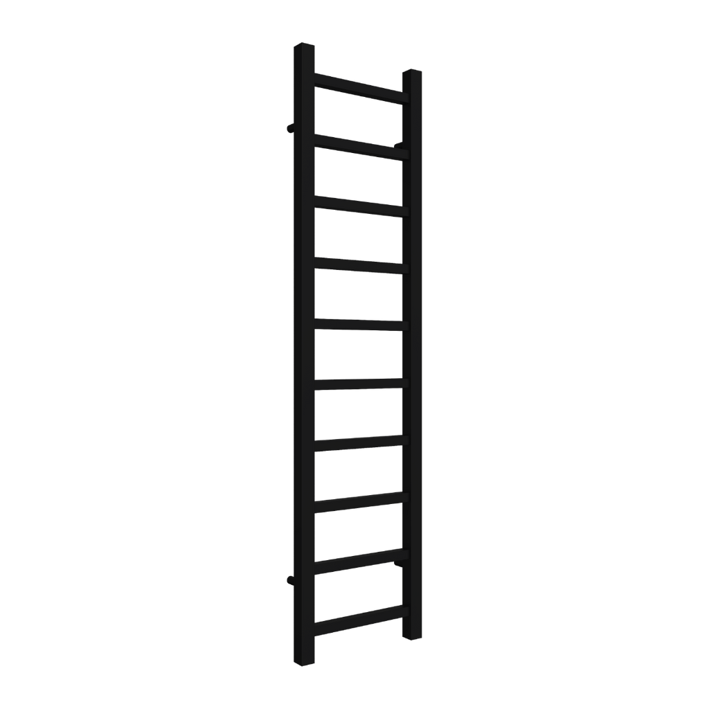 Serena Mild Steel Towel Rail - Black