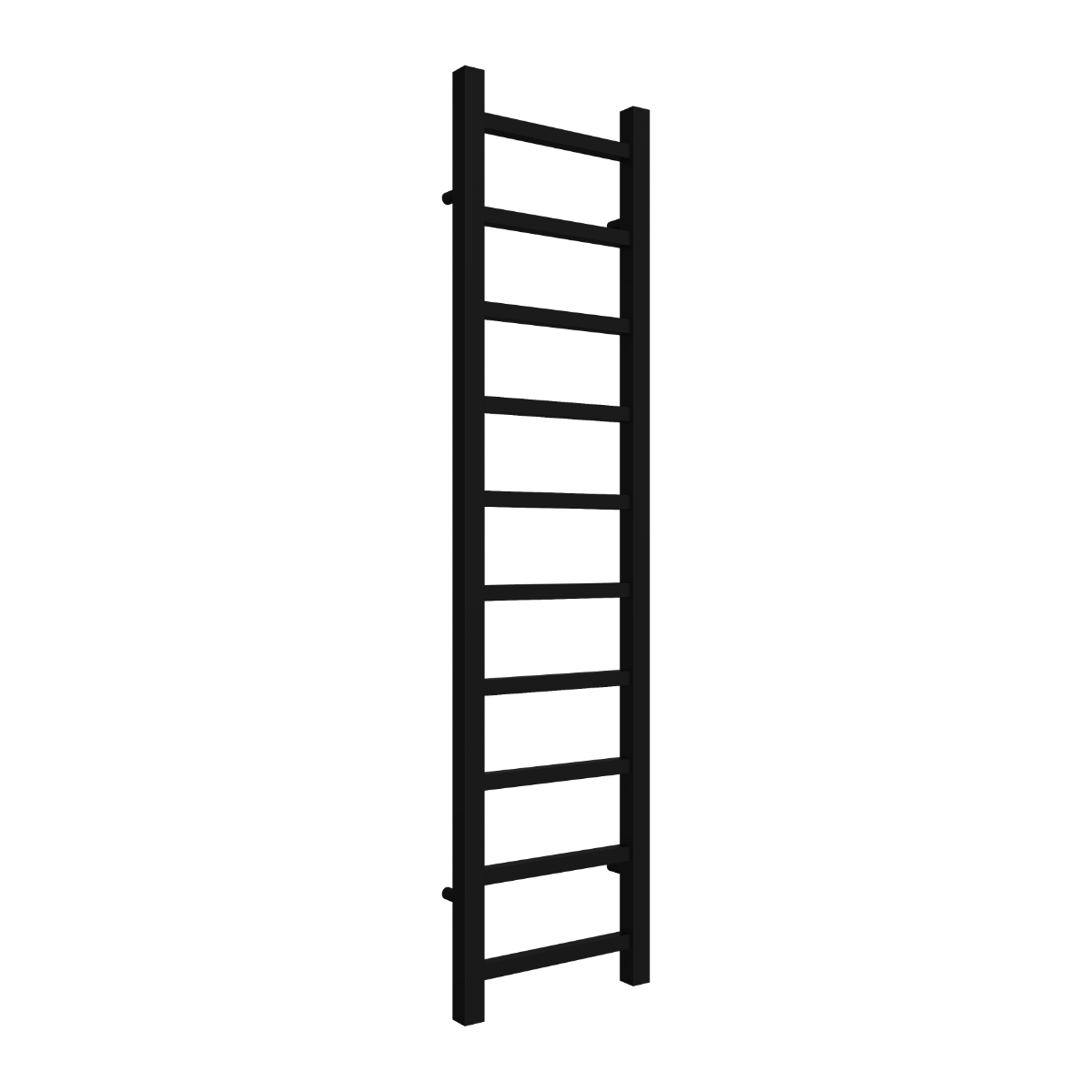 Serena Mild Steel Towel Rail - Black
