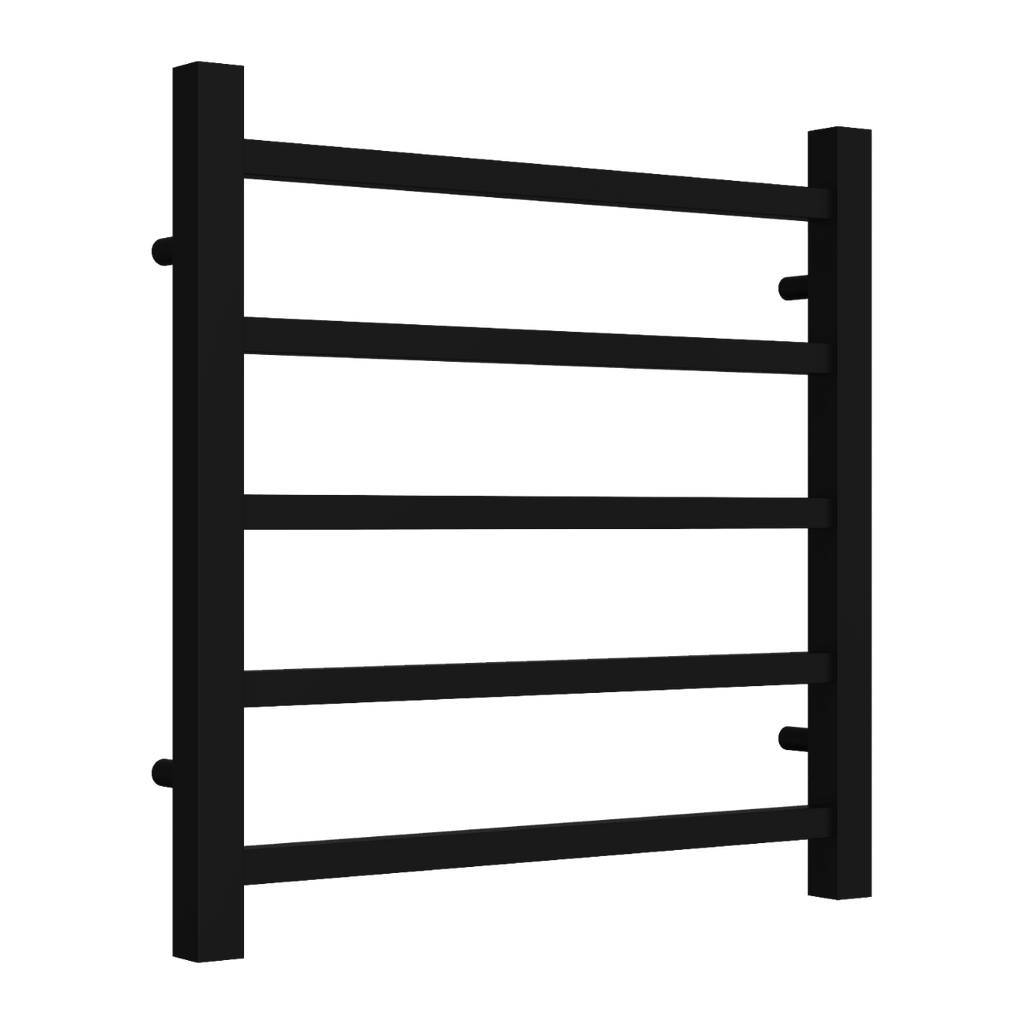 Serena Mild Steel Towel Rail - Black