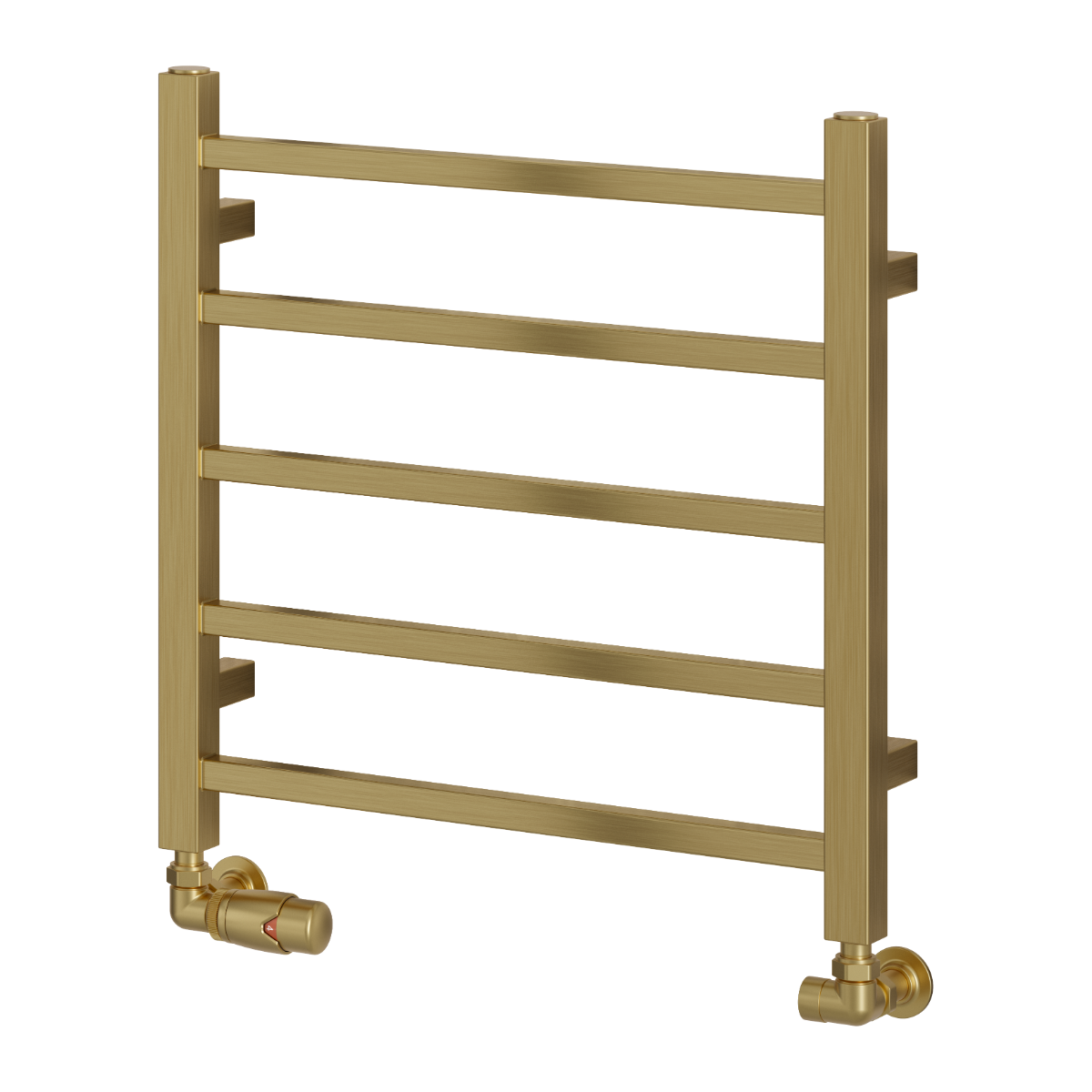 Serena Mild Steel Towel Rail - Brushed Brass